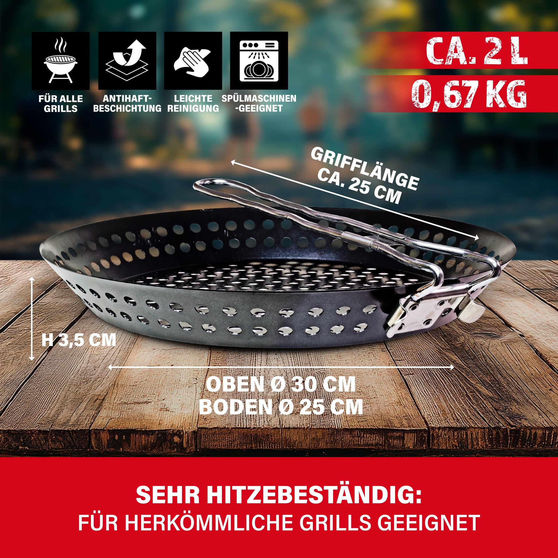 BBQ Boss Grill- und Gemüsepfanne-6