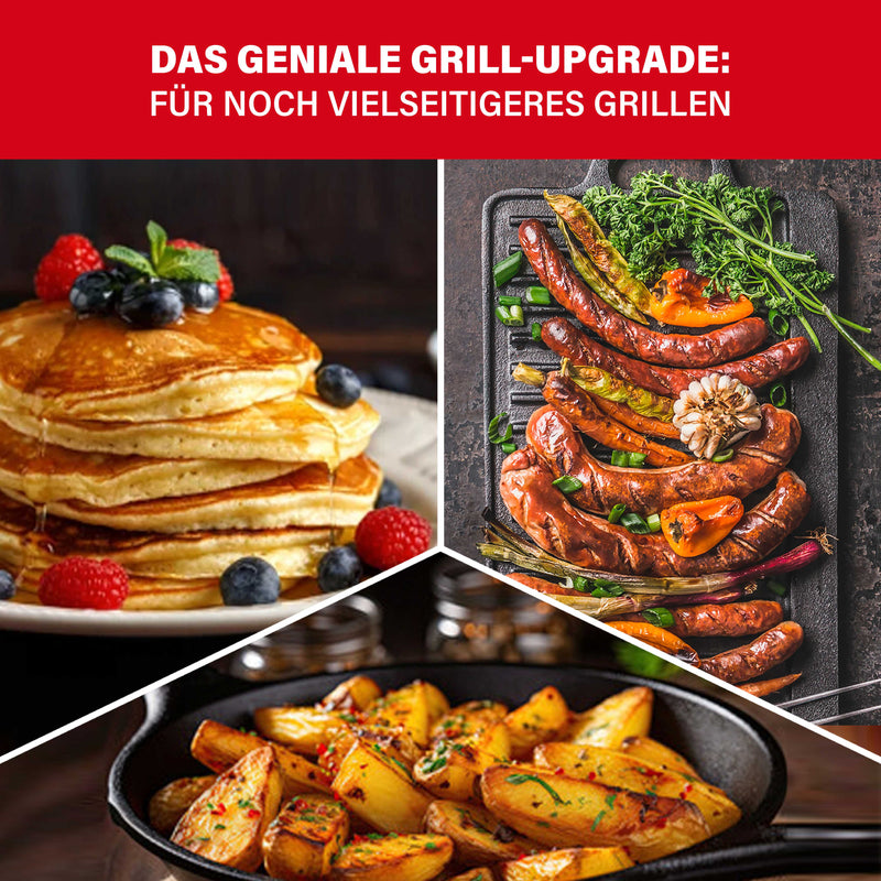 BBQ Boss Gusseisen Grillplatte 2 in 1-5