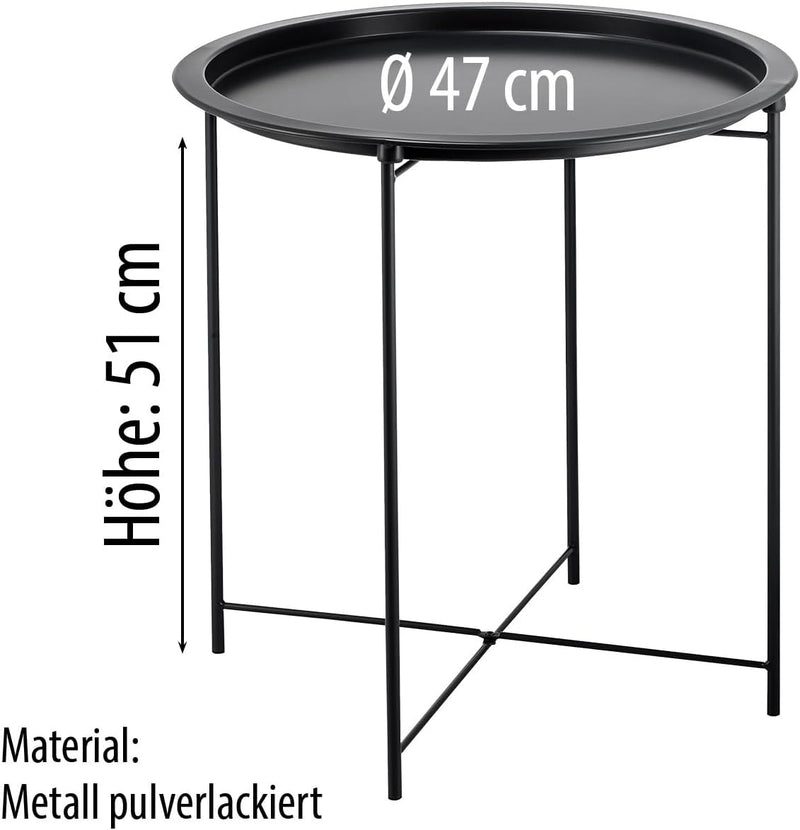Beistelltisch klein, rund-2