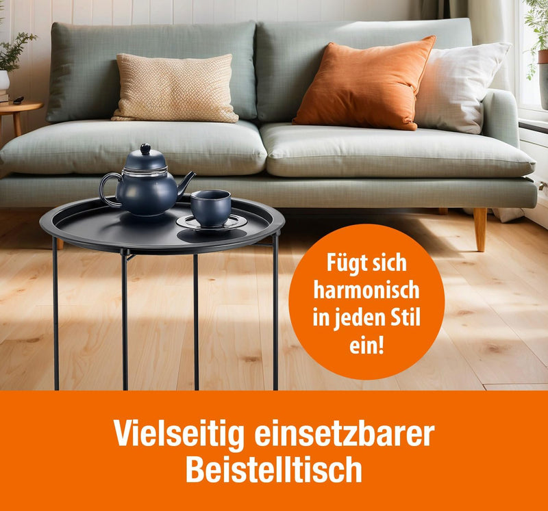 Beistelltisch klein, rund-3