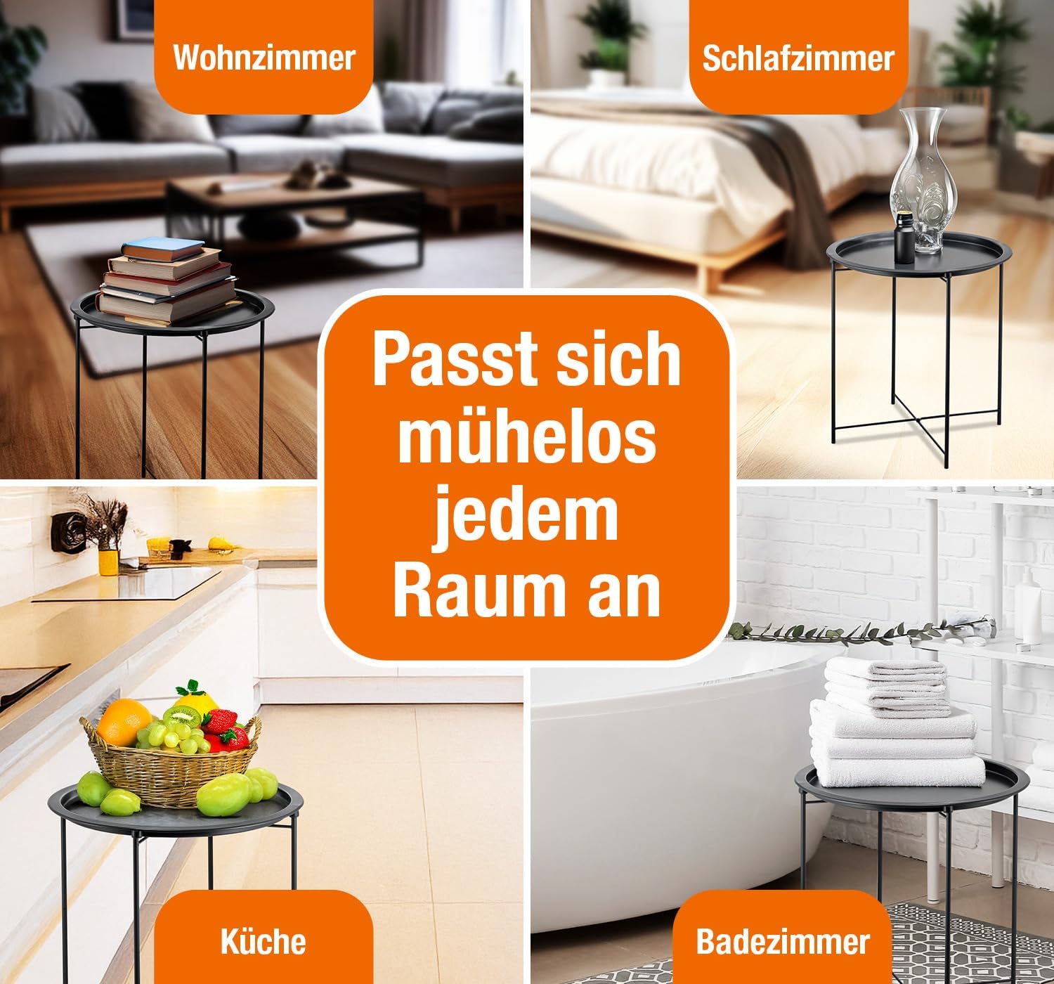 Beistelltisch klein, rund-6