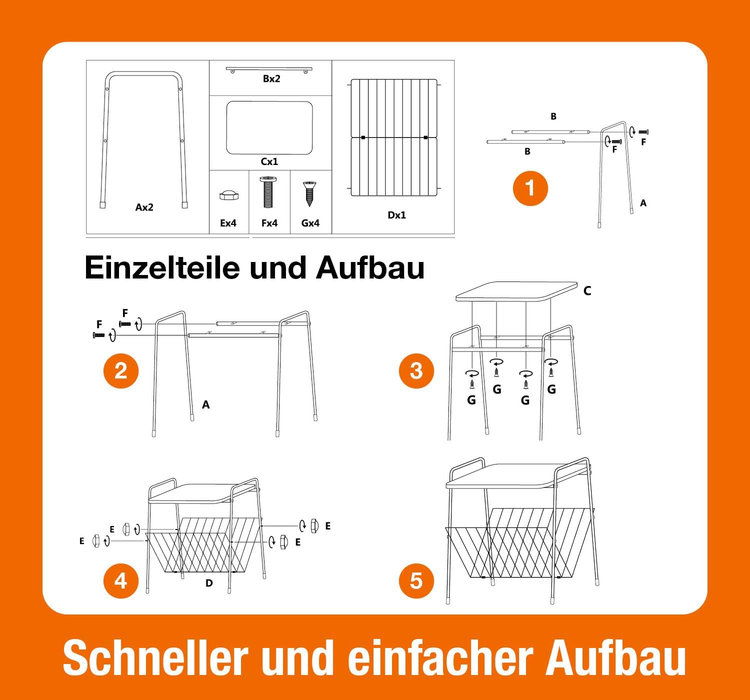 Beistelltisch mit Magazin-7
