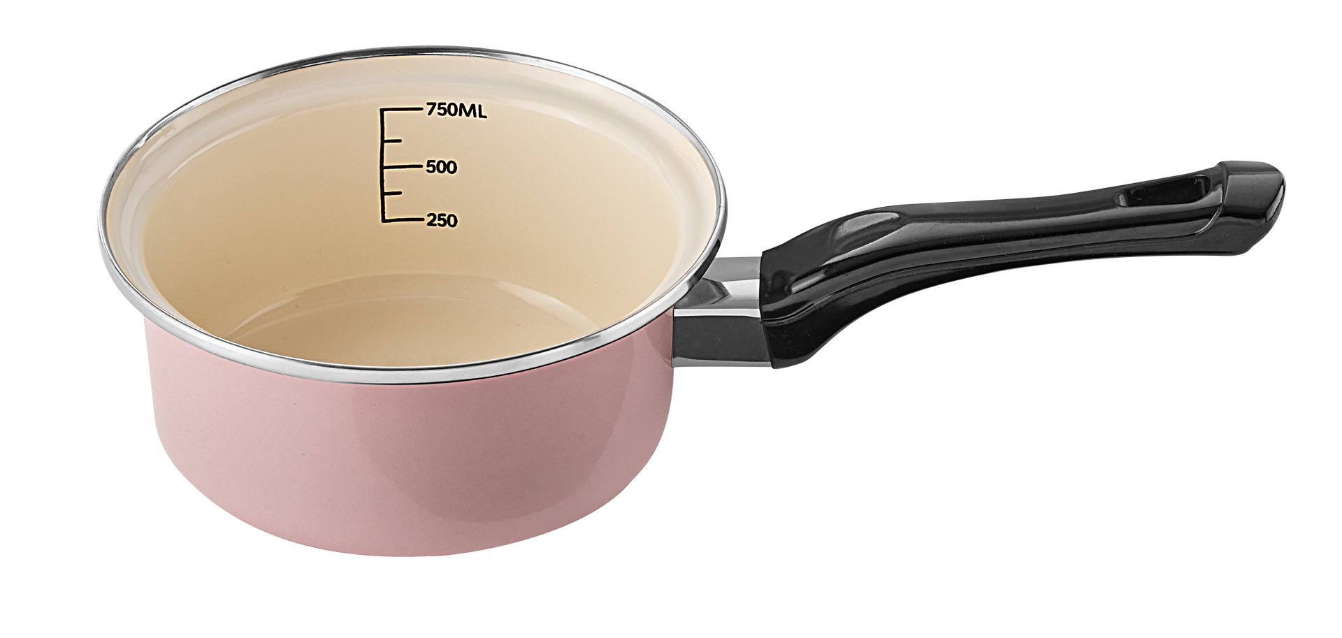 Ceraflon Emaille Stielkasserolle 16cm, flieder