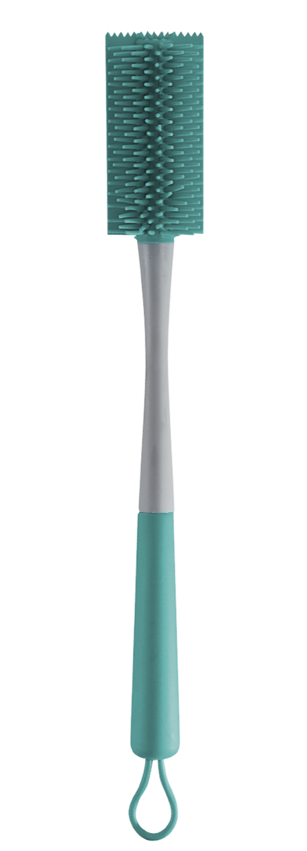 Clever Clean Flaschenbürste TPR grau / mint, antibakteriell