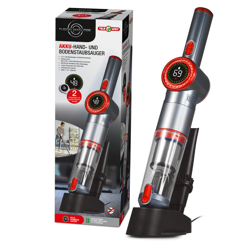 Clever Clean Fusion MX 14 MAX  Akku-Hand-1