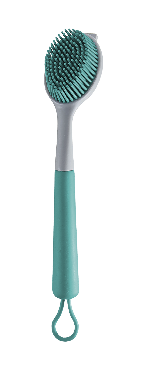 Clever Clean Spülbürste TPR grau / mint, antibakteriell-1
