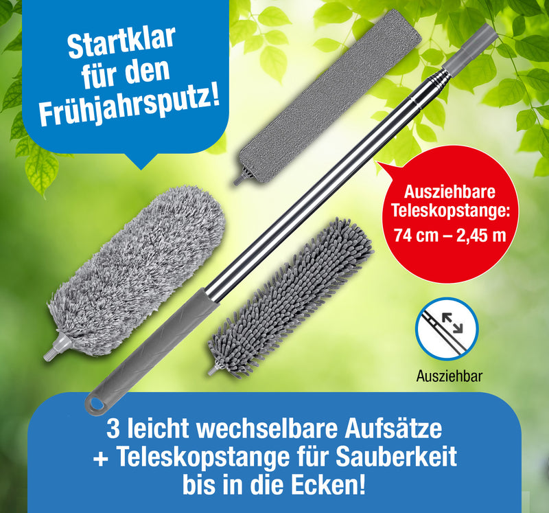 Clever Clean Teleskop-Staubwedel 5-tlg-2