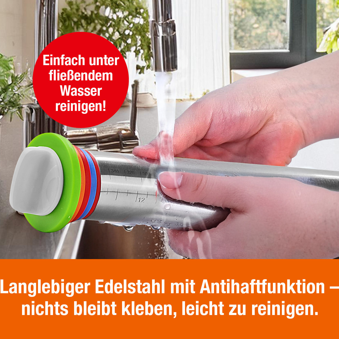 Cucinova verstellbare Teigrolle – Bild 5