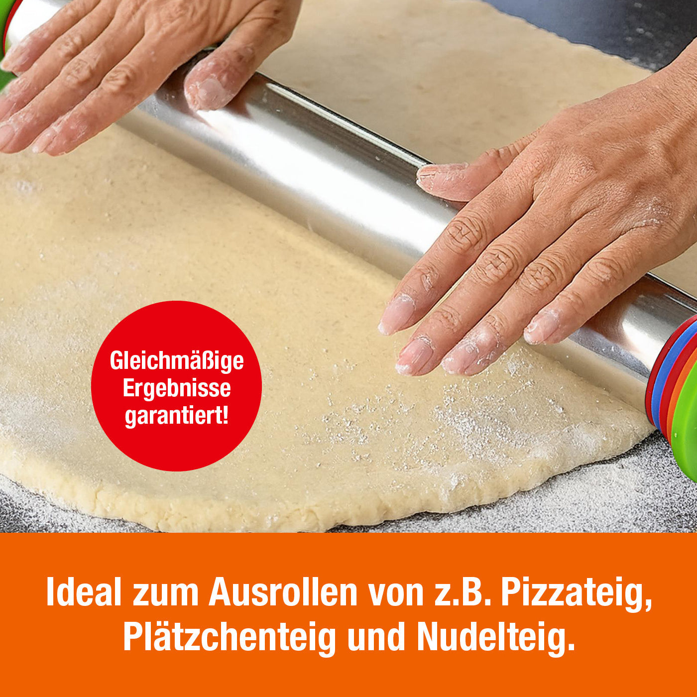 Cucinova verstellbare Teigrolle – Bild 6