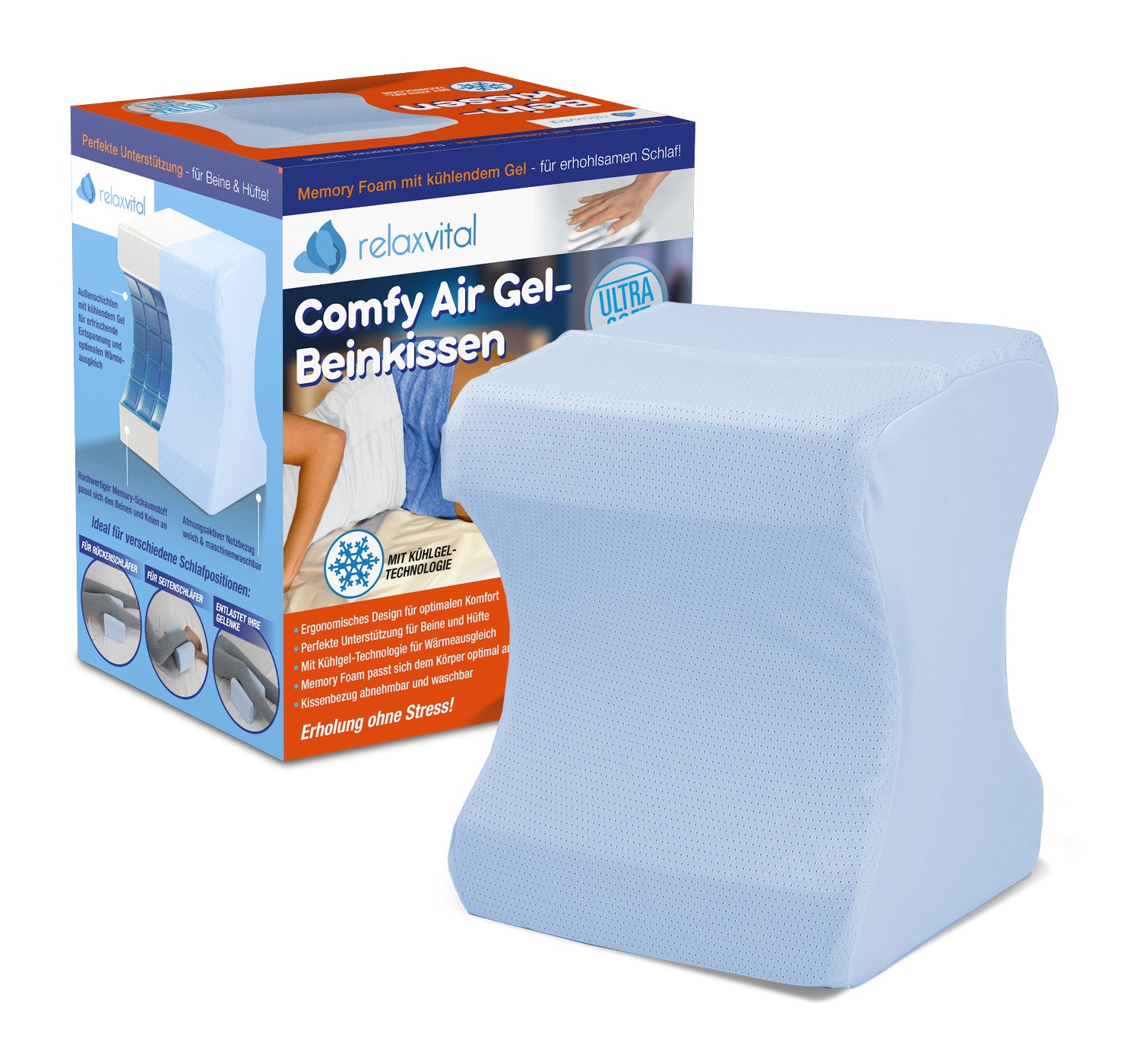 Relax Vital Comfy Air Gel - Beinkissen