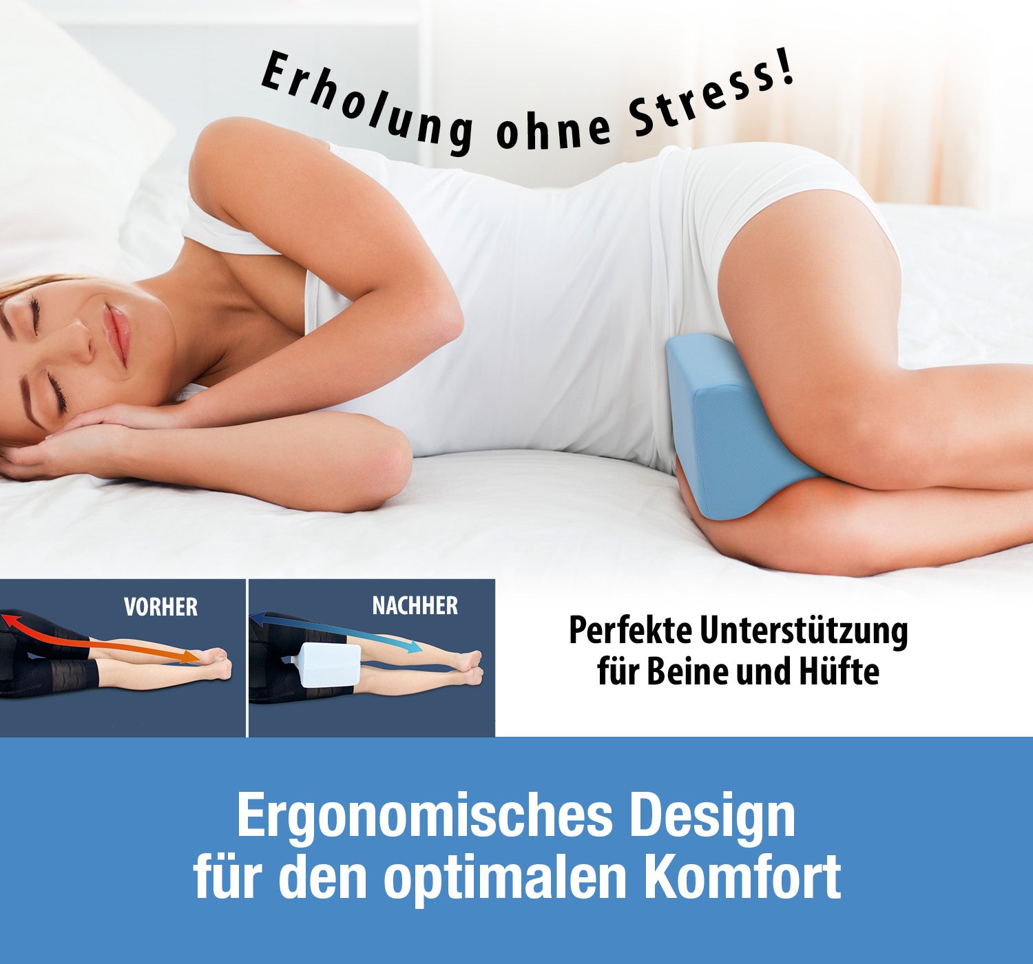 Relax Vital Comfy Air Gel - Beinkissen