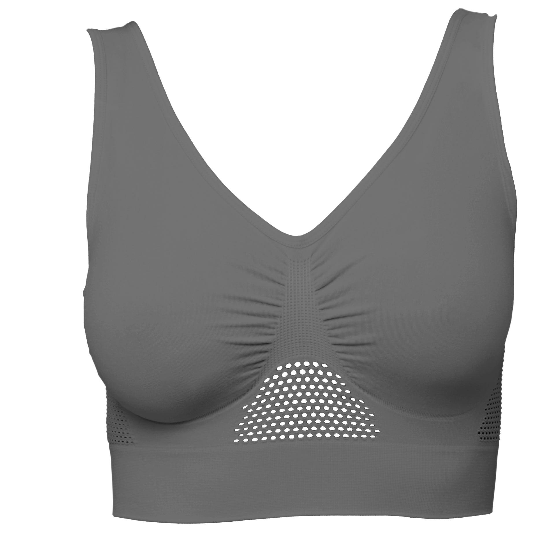 Smart Tex Sport BH 3er Set "Sporty" Trend, Gr. L (very peri, anthrazit, weiß)