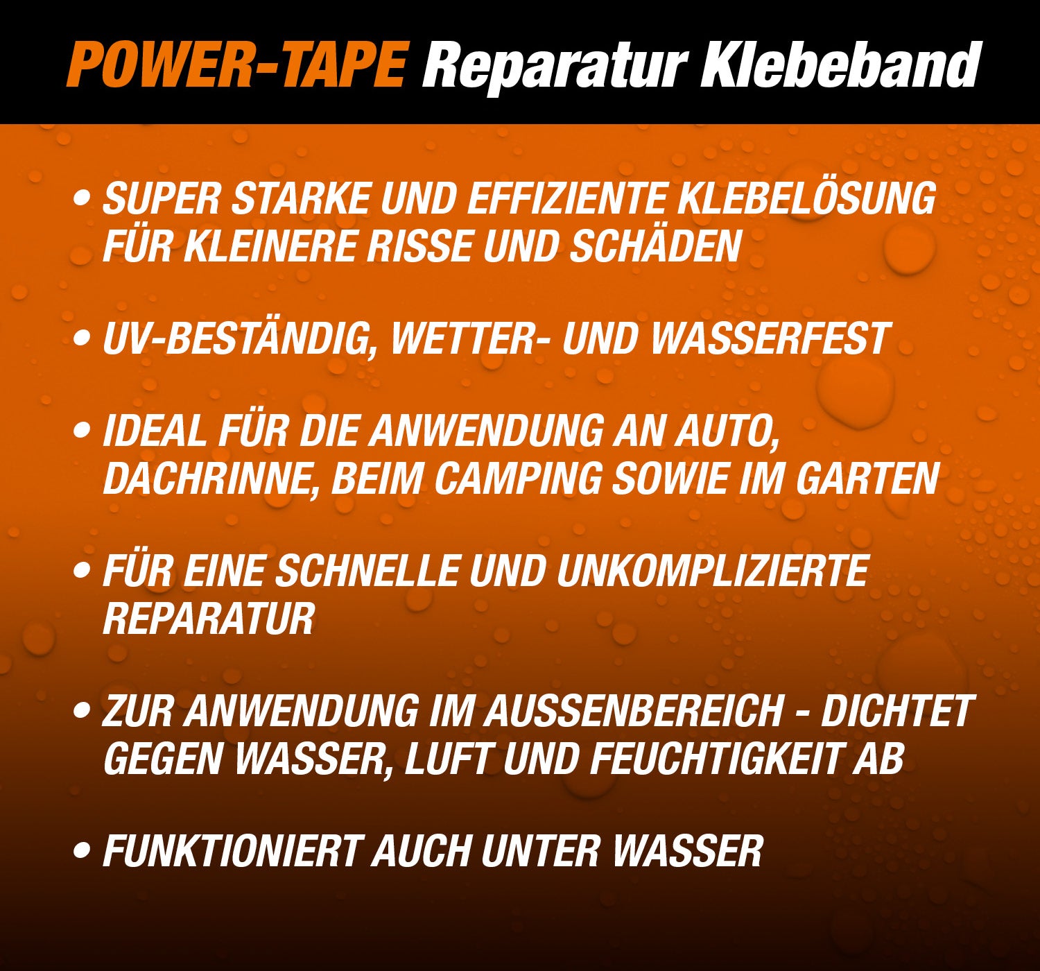 Smart Tool Reparatur Klebeband 10x300cm weiß