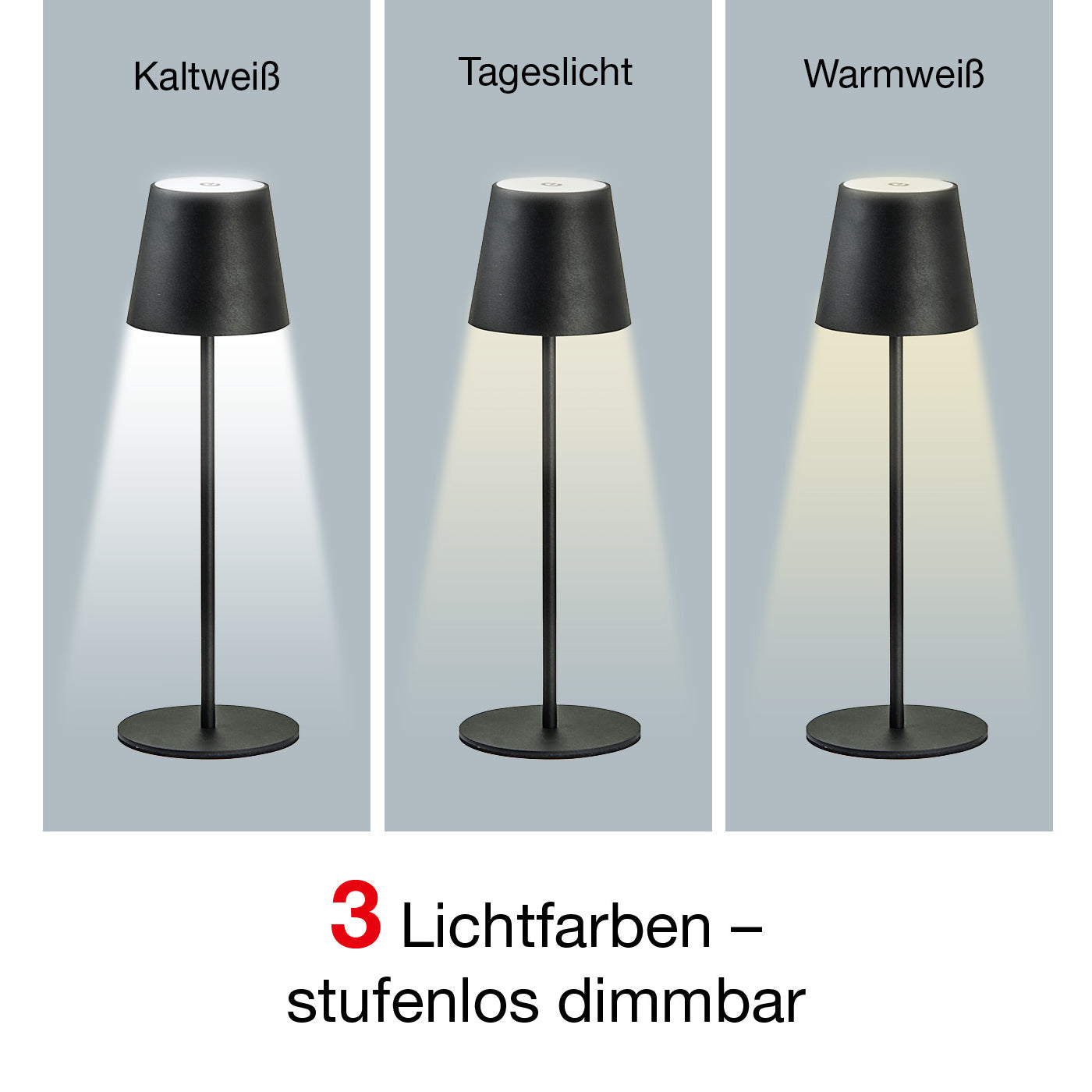 Taghell LED Tischleuchte Move – Bild 4