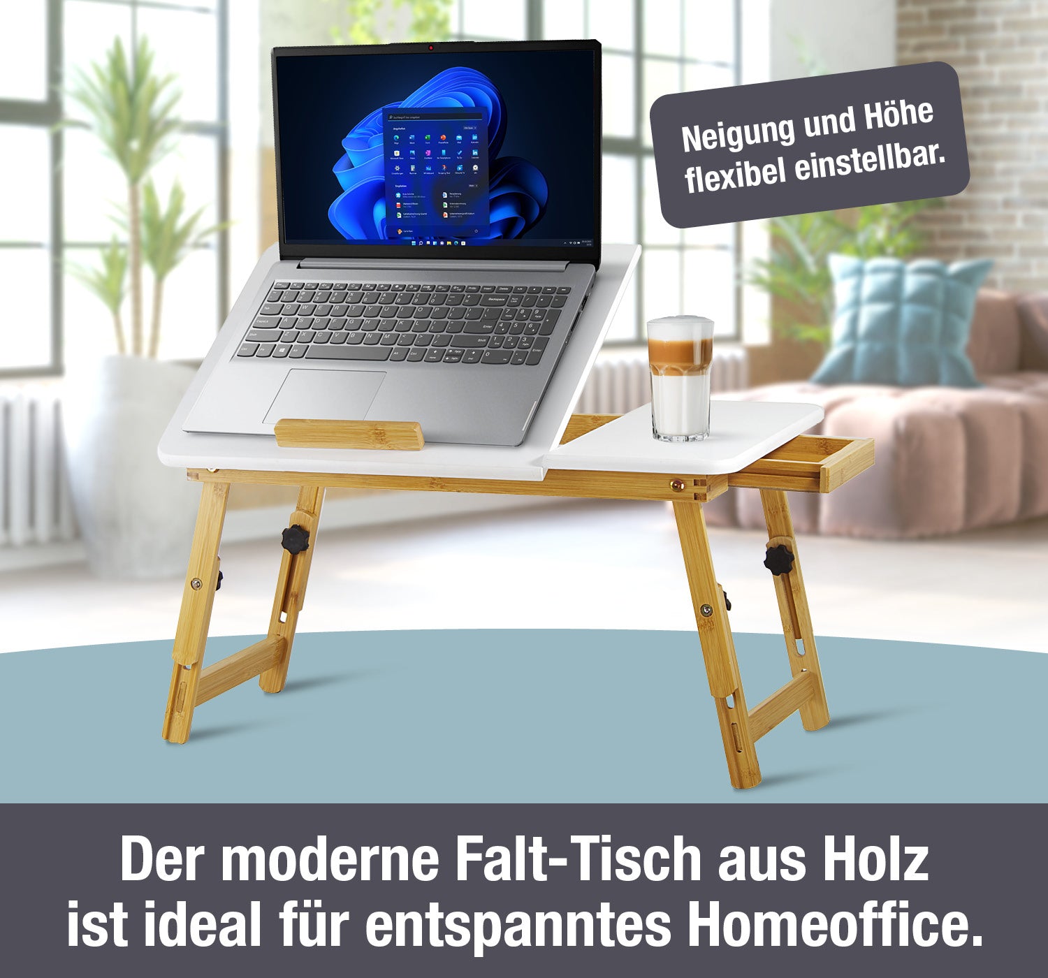 Telewelt Falttisch aus Holz-2
